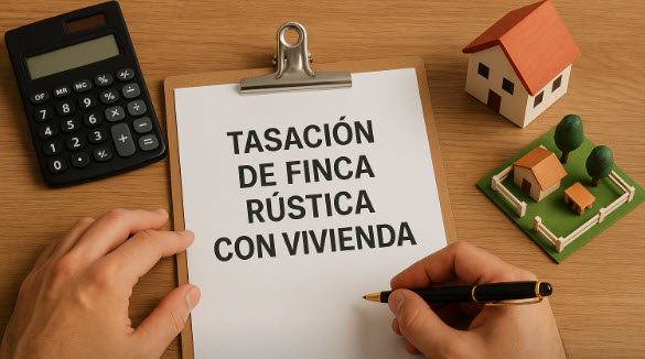 Tasación Finca Rústica con Vivienda