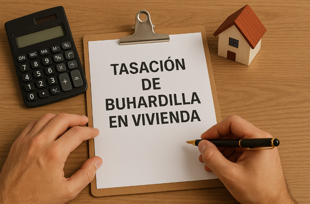 tasación de buhardilla en vivienda