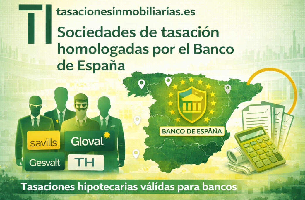 sociedades de tasación homologadas por el Banco de España